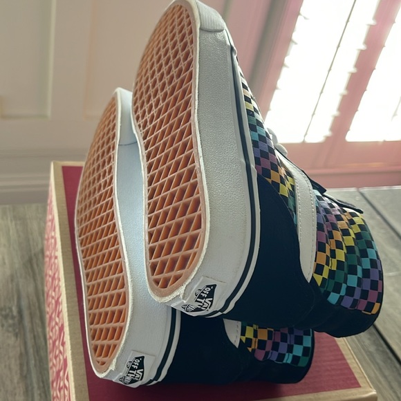 Vans Filmore high top multi colored  mini check - Picture 7 of 8
